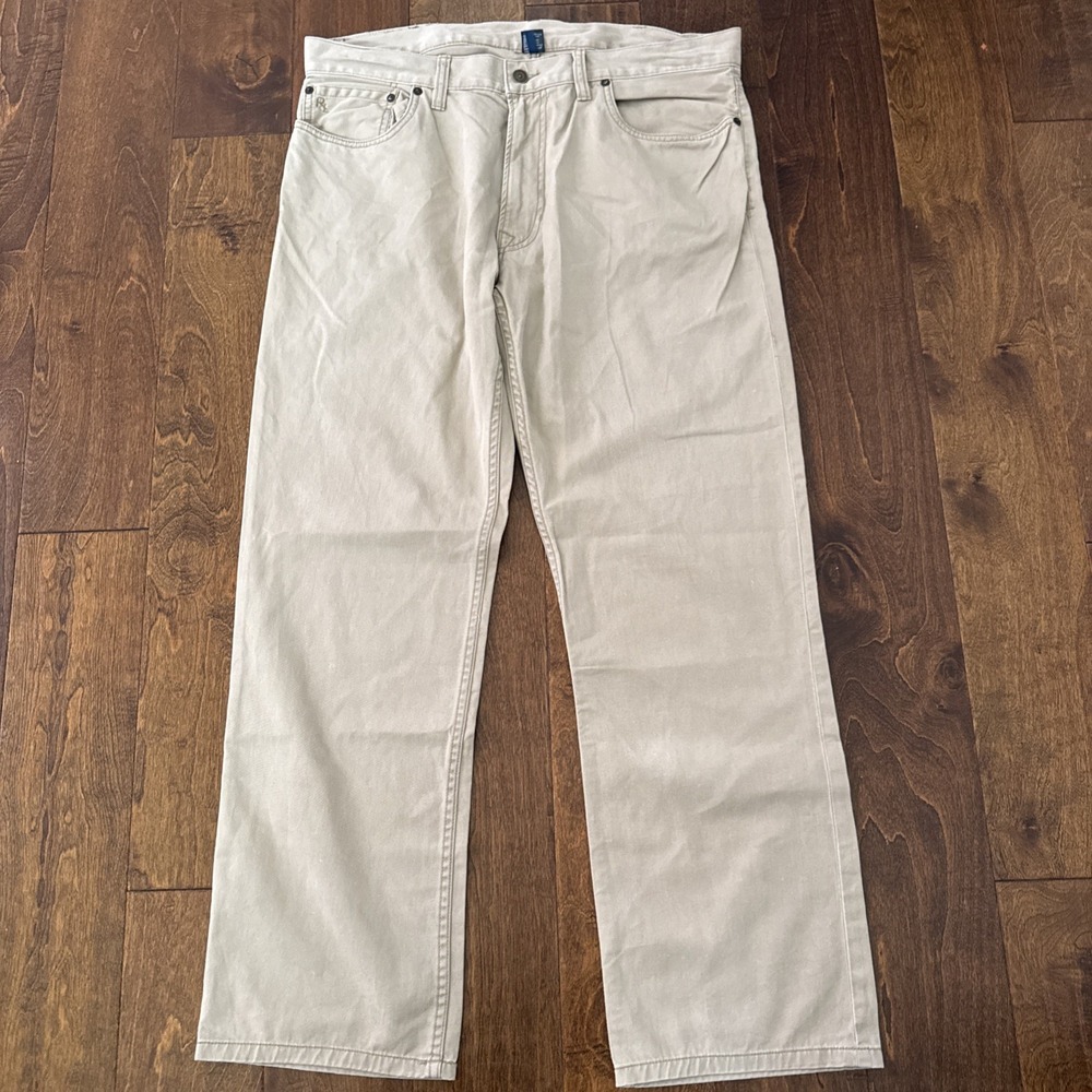 Polo Ralph Lauren Dry Goods Khaki Pants Mens 36x29 Straight Fit